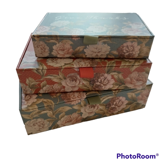 Ashland Office Nwt Set Of 3 Decorative Boxes By Ashland From